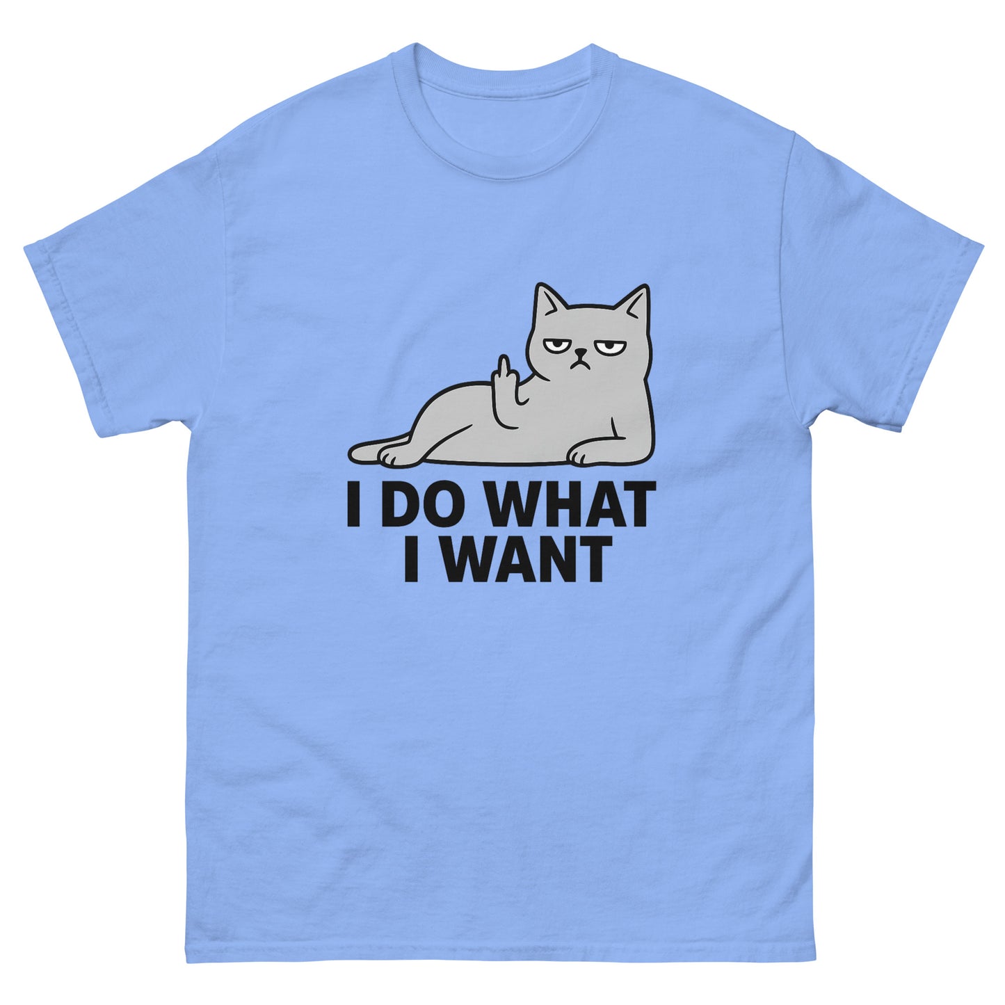 I do what i want  t-shirt - Blue