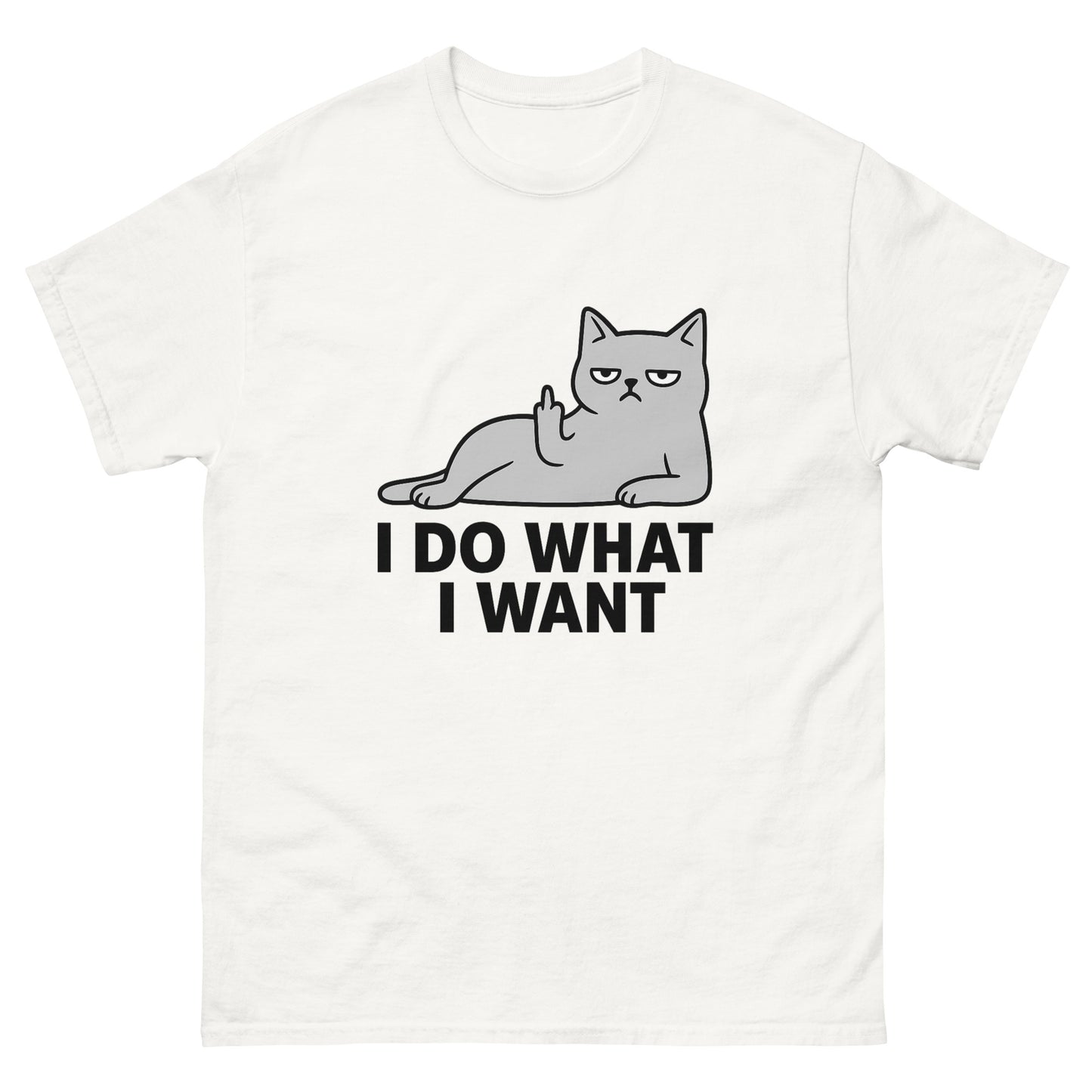 I do what i want  t-shirt - white